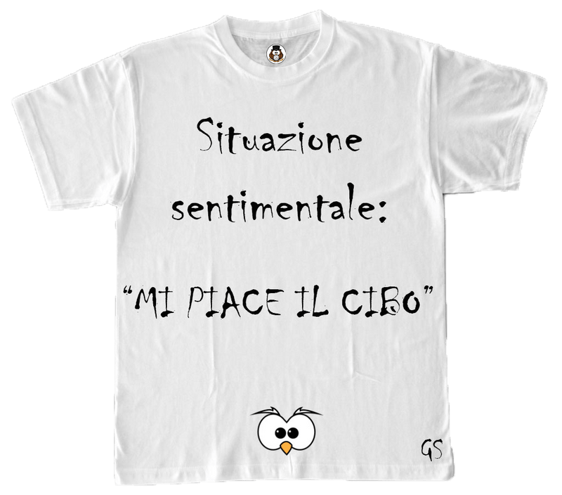 T-shirt Donna Situazione sentimentale: Mi piace... - Gufetto Brand 