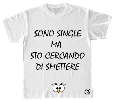 T-shirt Donna ( Sono Single ) - Gufetto Brand 