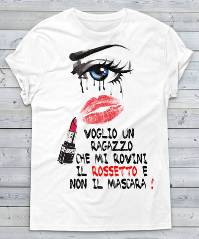 T-shirt Donna Voglio Un Ragazzo - Gufetto Brand 