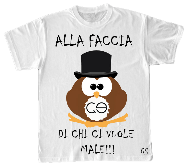 T-shirt Gufetto Uomo ( Alla Faccia di chi... ) - Gufetto Brand 