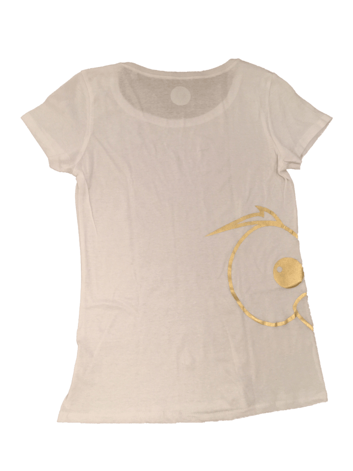 T-shirt Luxury One Uomo Occhi oro - Gufetto Brand 