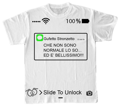T-shirt Message Uomo Personalizzabile - Gufetto Brand 