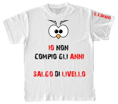 T-shirt Uomo ( Io non Compio... ) - Gufetto Brand 