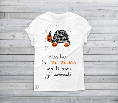 T-shirt Uomo Non Ho la Tartaruga - Gufetto Brand 