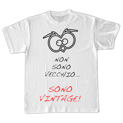T-shirt Uomo ( Non sono Vecchio... ) - Gufetto Brand 