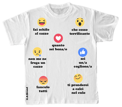T-shirt Uomo Reactions - Gufetto Brand 