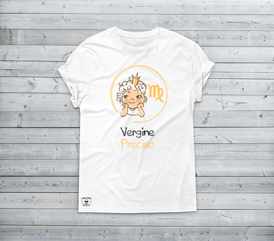 T-shirt Uomo Zodiac Siamo un pò piccoli Vergine - Gufetto Brand 