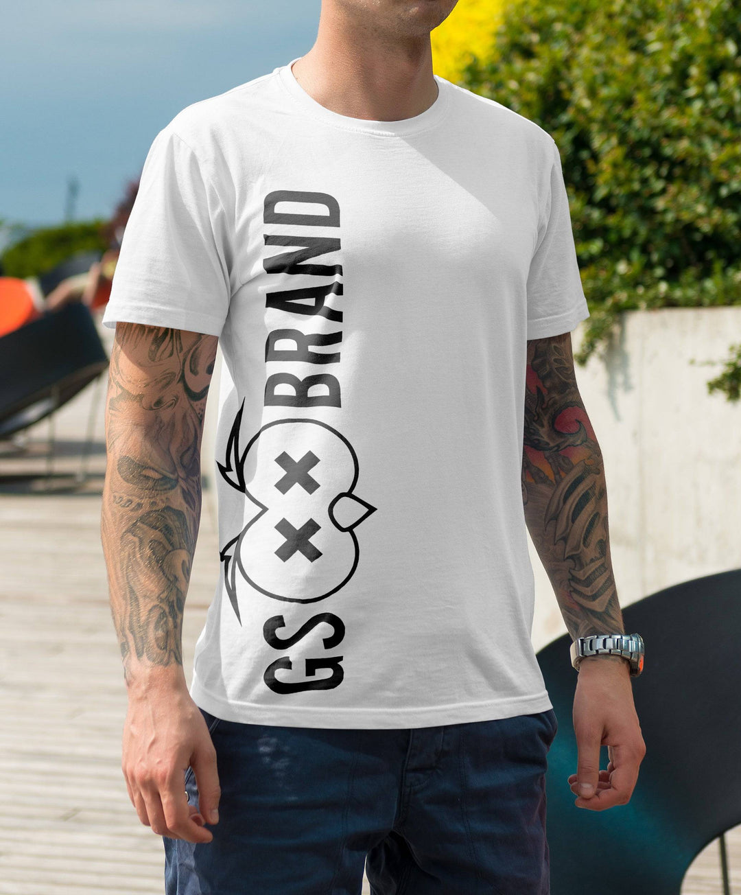 Gufetto Brand Uomo/Donna T-shirt Gs Vertical I - Gufetto Brand 