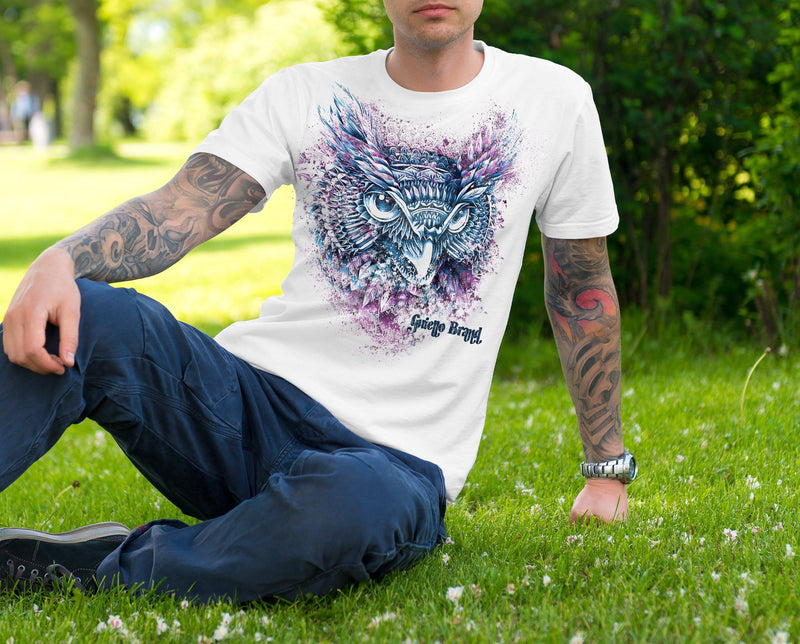 Gufetto Brand Uomo/Donna T-shirt Owl Dream