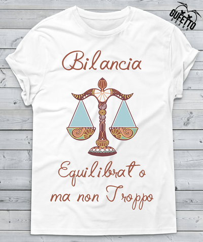 T-shirt Donna Zodiac Bilancia Summer Edition - Gufetto Brand 
