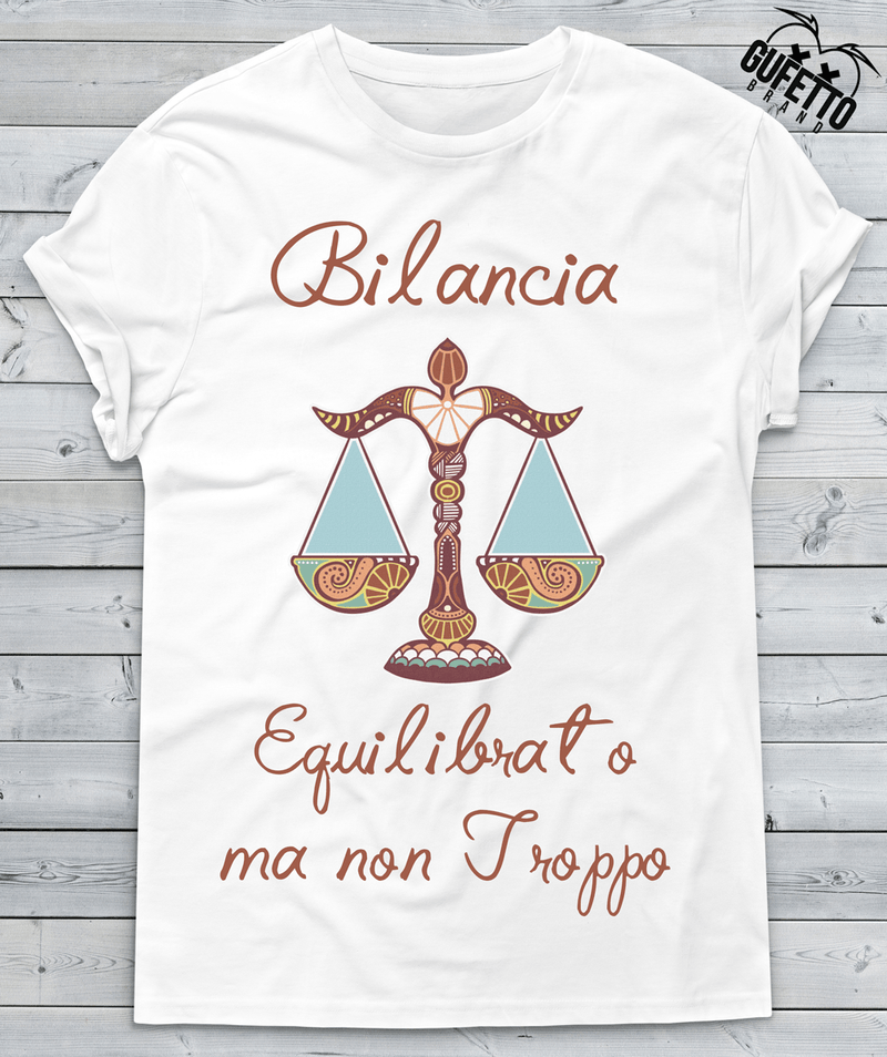 T-shirt Donna Zodiac Bilancia Summer Edition - Gufetto Brand 