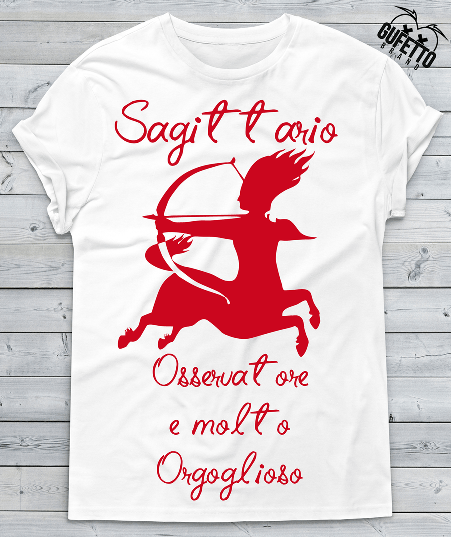 T-shirt Donna Zodiac Sagittario Summer Edition - Gufetto Brand 