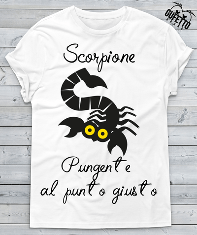 T-shirt Donna Zodiac Scorpione Summer Edition - Gufetto Brand 