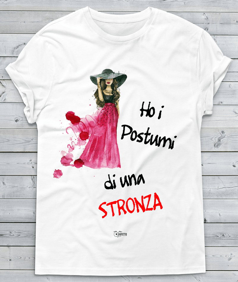 T-shirt Donna Ho i Postumi - Gufetto Brand 
