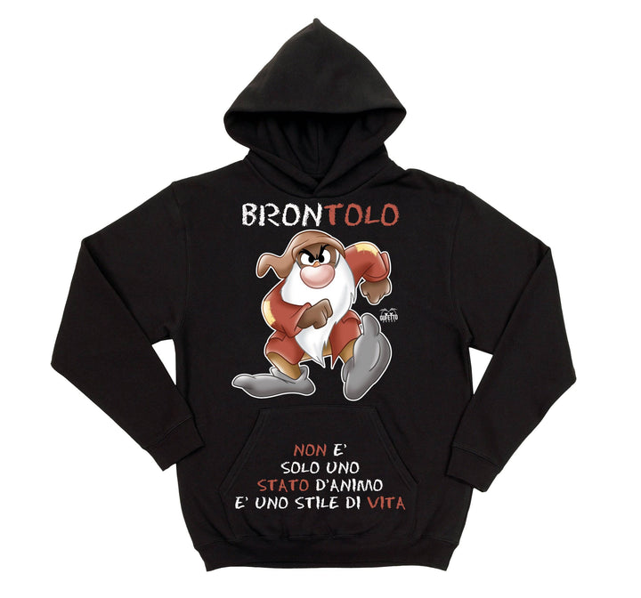 Felpa uomo BRONTOLO 4.0 ( B6290 ) - Gufetto Brand 