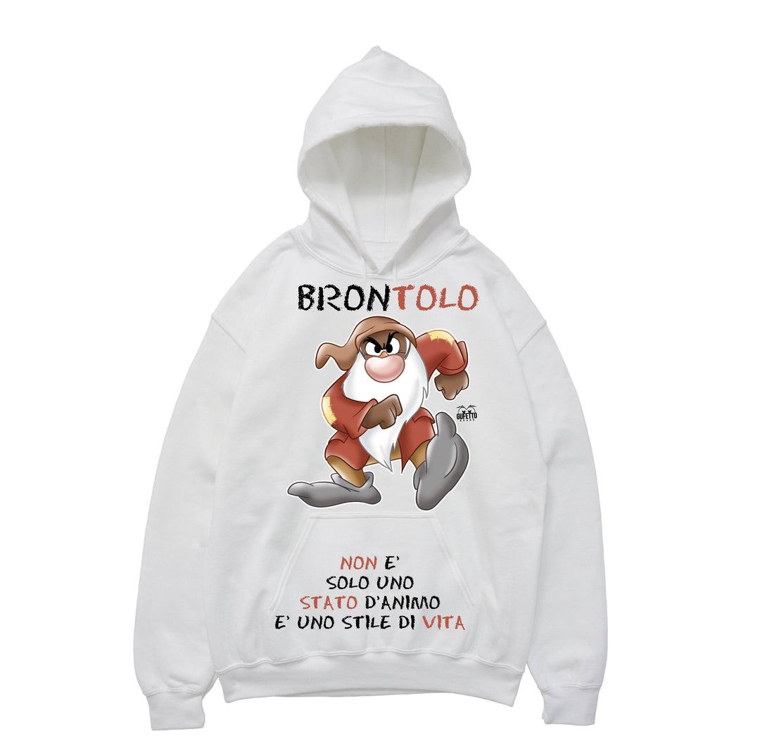 Felpa uomo BRONTOLO 4.0 ( B6290 ) - Gufetto Brand 