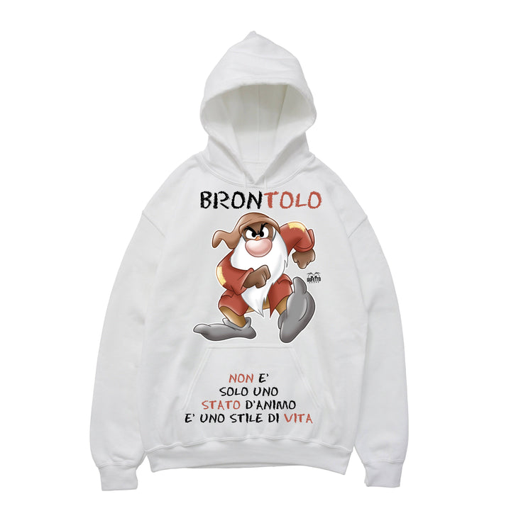 Felpa uomo BRONTOLO 4.0 ( B6290 ) - Gufetto Brand 
