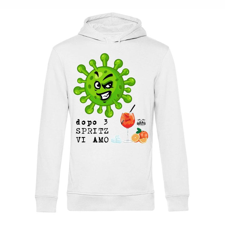 Felpa uomo CORONAVIRUS ( C40712 ) - Gufetto Brand 