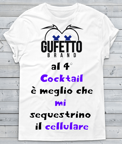 T-shirt Uomo al 4° - Gufetto Brand 