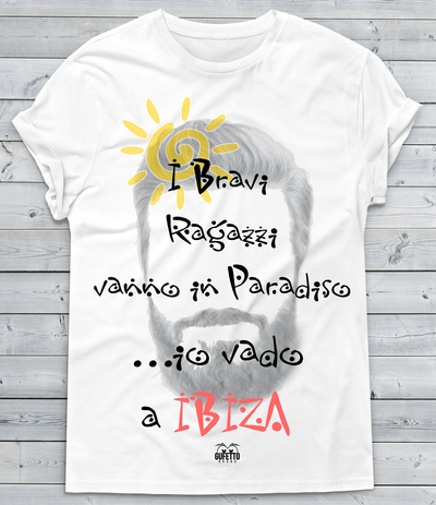 T-shirt Uomo I Bravi Ragazzi... Ibiza - Gufetto Brand 