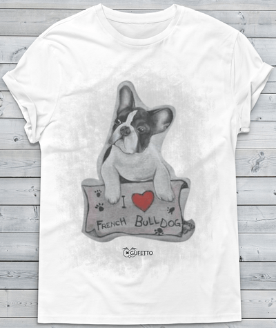 T-shirt Uomo I Love French B. - Gufetto Brand 