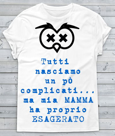 T-shirt Uomo Tutti Nasciamo - Gufetto Brand 