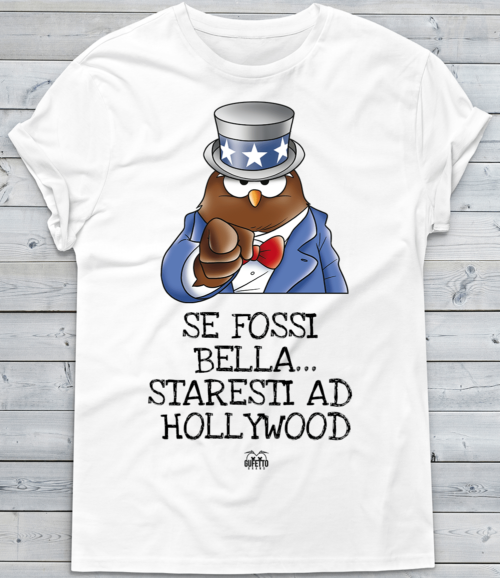 T-shirt Uomo Gufetto-Zio Porcone Se Fossi bella... - Gufetto Brand 