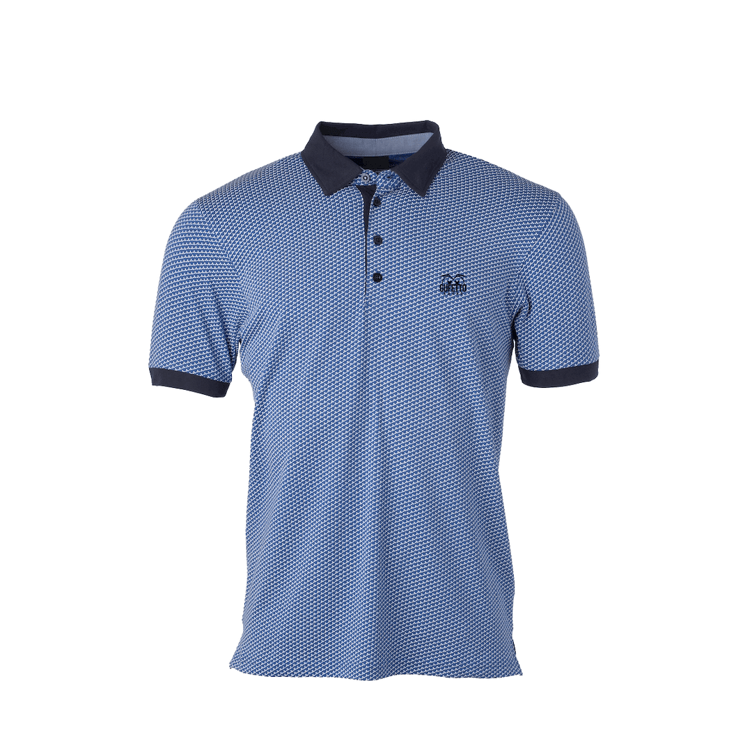 Polo Uomo  Blu nera Gufetto Brand - Gufetto Brand 