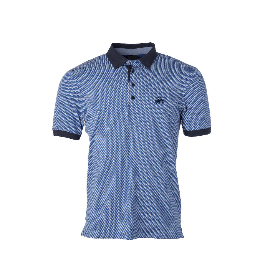 Polo Uomo  Blu nera Gufetto Brand - Gufetto Brand 