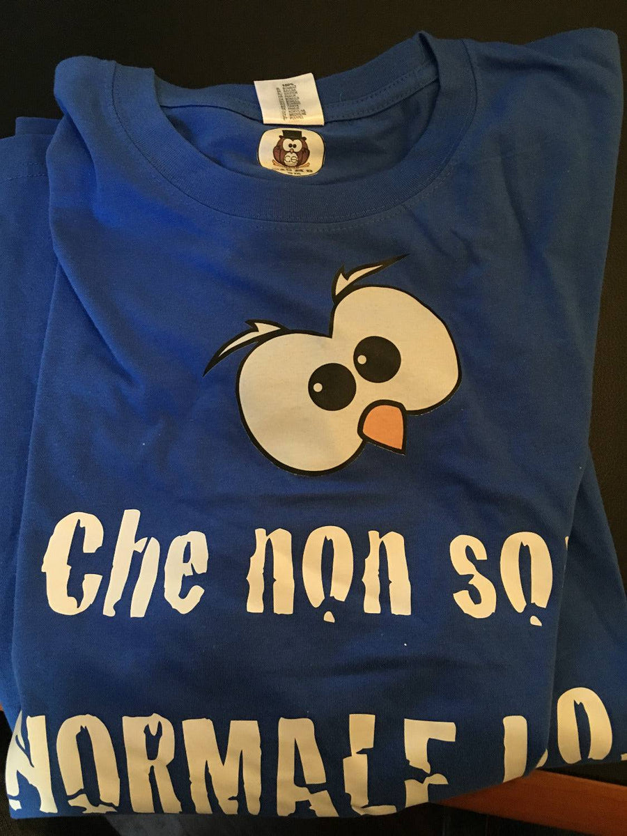 T-shirt Promo Che non sono... Blu - Gufetto Brand 