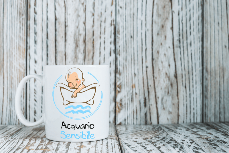 Tazza Zodiac Acquario - Gufetto Brand 