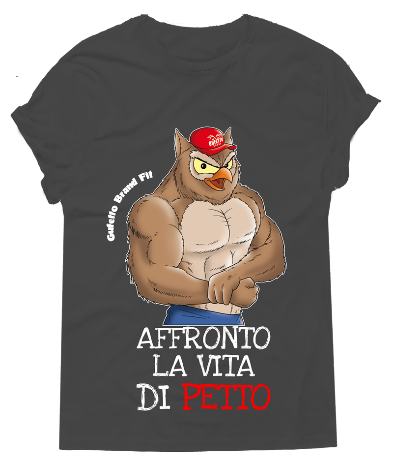T-shirt Uomo Affronto la Vita - Gufetto Brand 