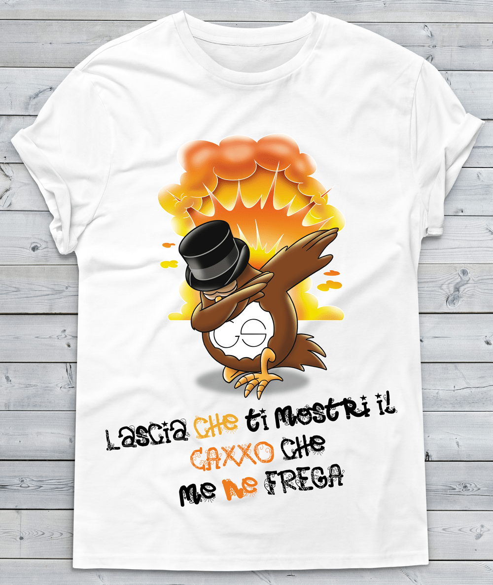 T-shirt Uomo Dab Lascia che ti mostri - Gufetto Brand 