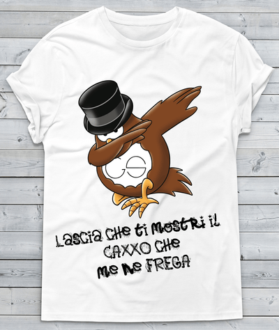 T-shirt Uomo Dab One Lascia che ti mostri - Gufetto Brand 