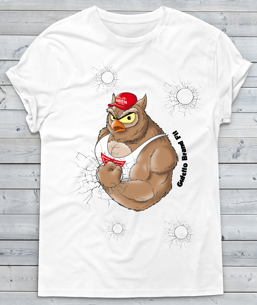 T-shirt Uomo Fit Bicipite Classico - Gufetto Brand 