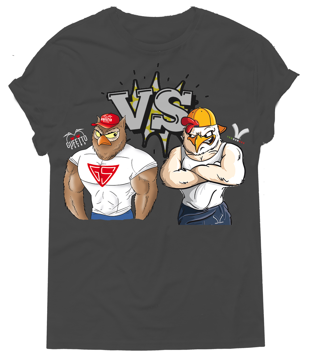 T-shirt Uomo Fit Gufetto - Yebbareee - Gufetto Brand 