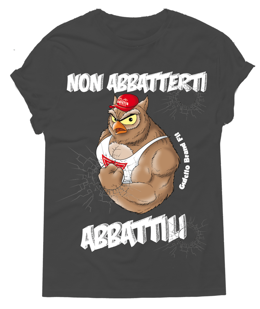 T-shirt Uomo Fit Non Abbatterti - Gufetto Brand 