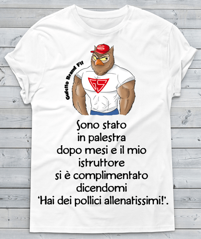 T-shirt Uomo Fit Sono stato - Gufetto Brand 