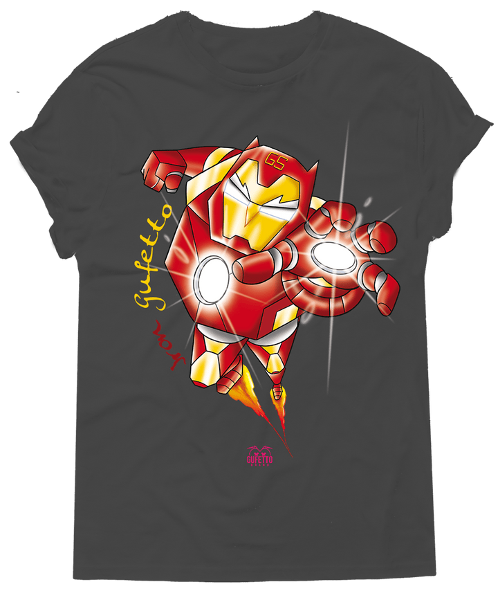 T-shirt Uomo Heroes Iron Gufetto - Gufetto Brand 