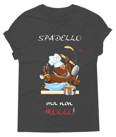 T-shirt Uomo In Cucina Spadello ma non - Gufetto Brand 
