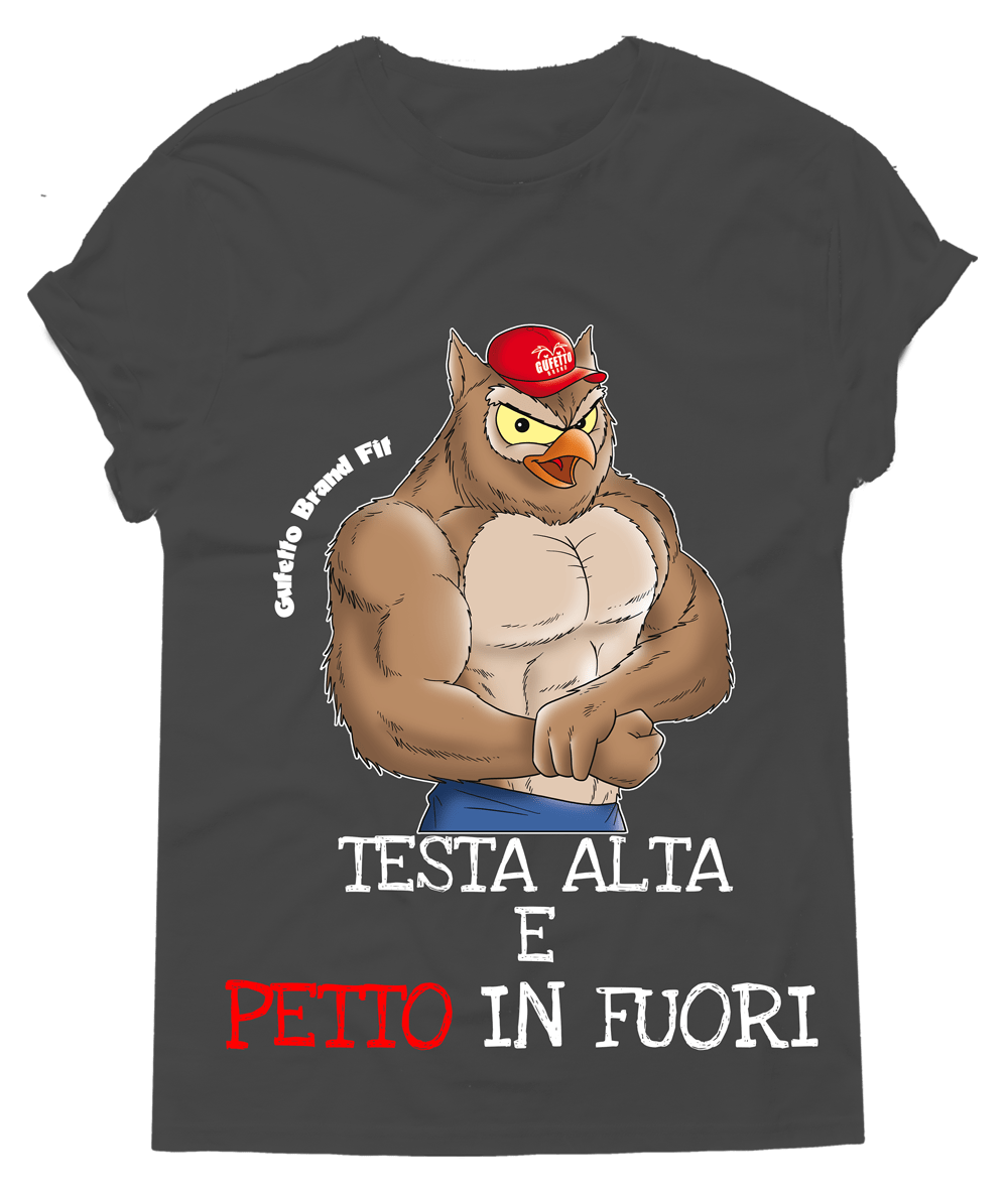 T-shirt Uomo Testa alta - Gufetto Brand 