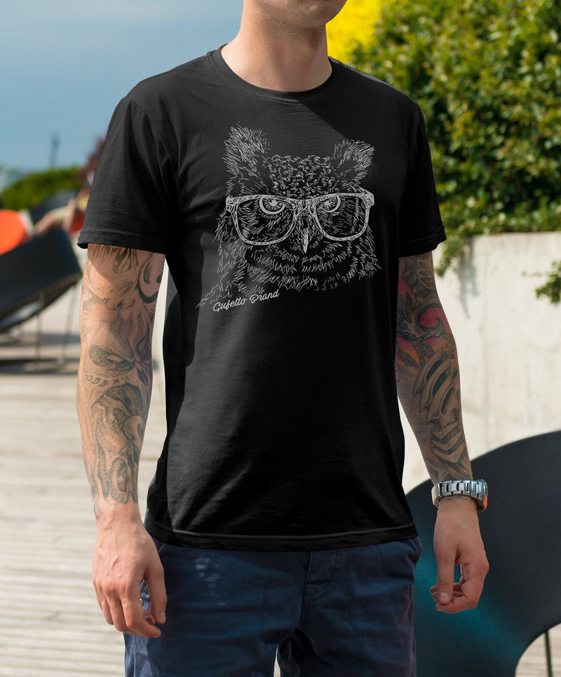 Gufetto Brand Uomo/Donna T-shirt China Owl