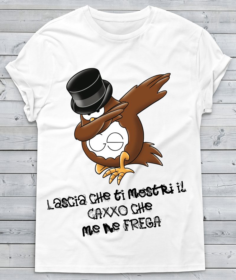 T-shirt Donna Dab One Lascia che ti mostri - Gufetto Brand 