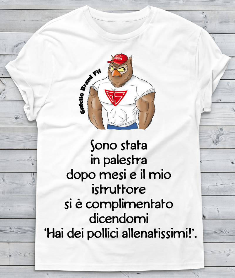 T-shirt Donna Fit Sono stata - Gufetto Brand 