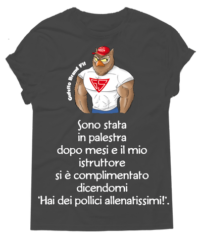 T-shirt Donna Fit Sono stata - Gufetto Brand 