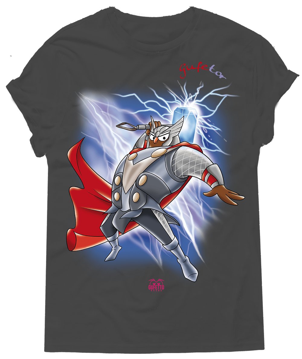 T-shirt Donna Heroes Gufetor - Gufetto Brand 