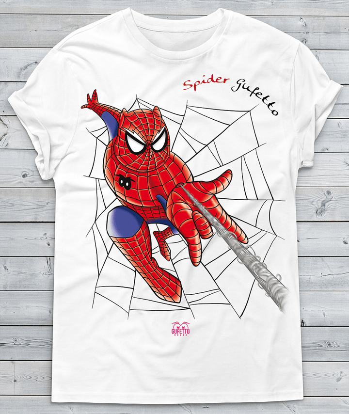 T-shirt Donna Heroes Spider Gufetto - Gufetto Brand 