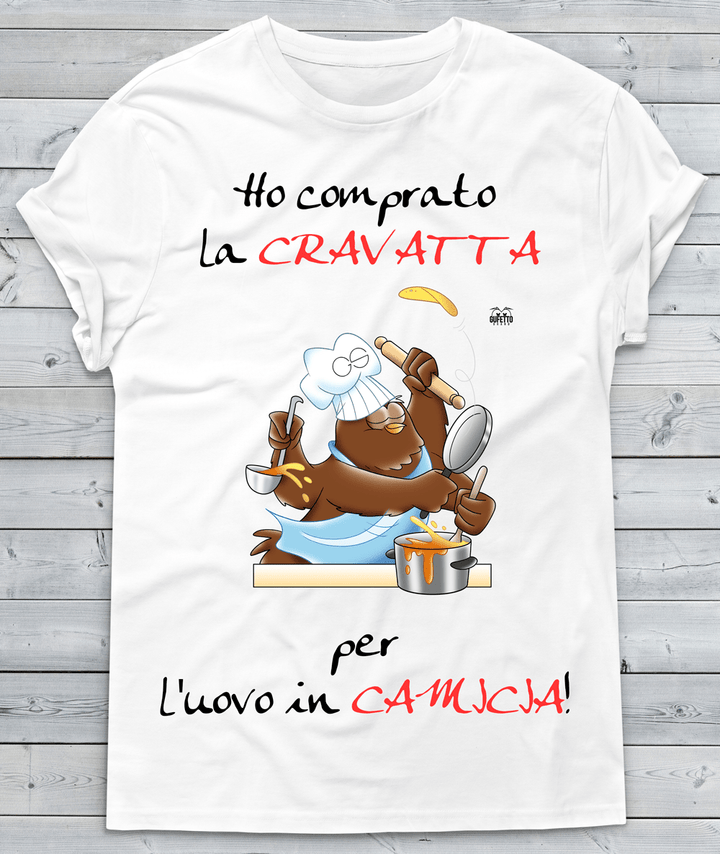 T-shirt Donna In Cucina Ho comprato la - Gufetto Brand 
