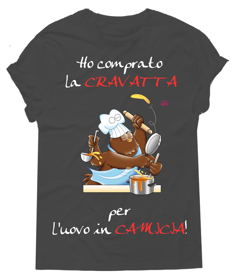 T-shirt Donna In Cucina Ho comprato la - Gufetto Brand 