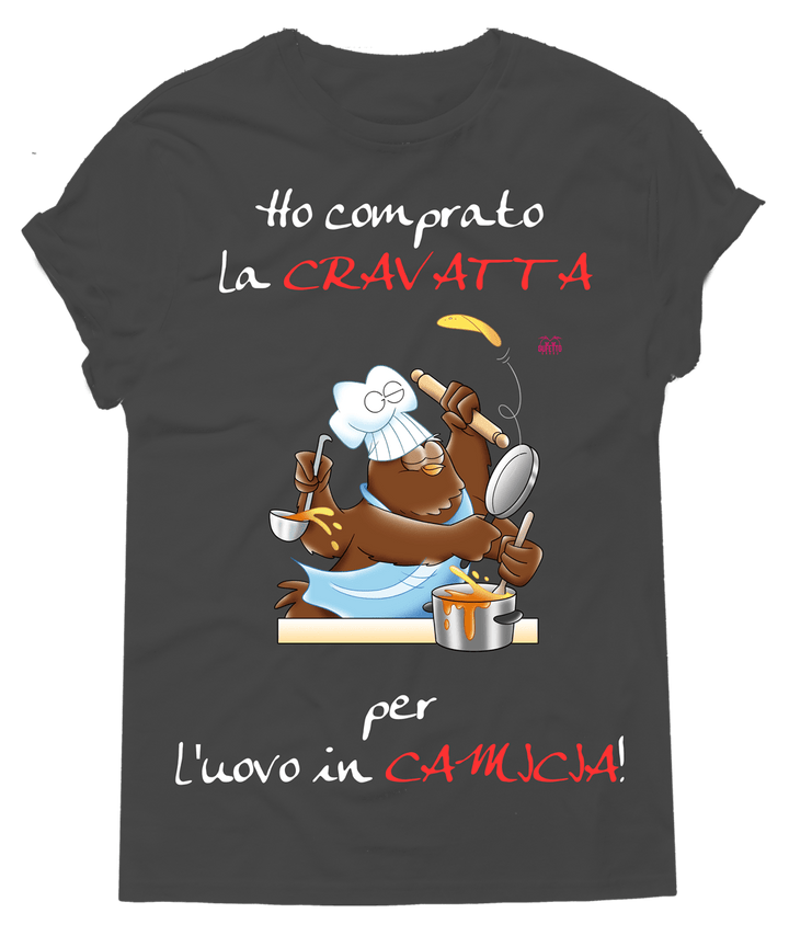 T-shirt Donna In Cucina Ho comprato la - Gufetto Brand 